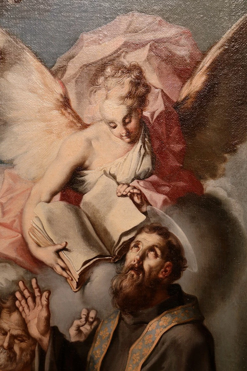 Immacolata e san Bonaventura - dettaglio 2, Sarnano, pinacoteca civica